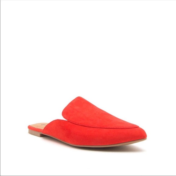 Jess Women’s Blood Orange Slide In Mules Loafers - Picture 5 of 7